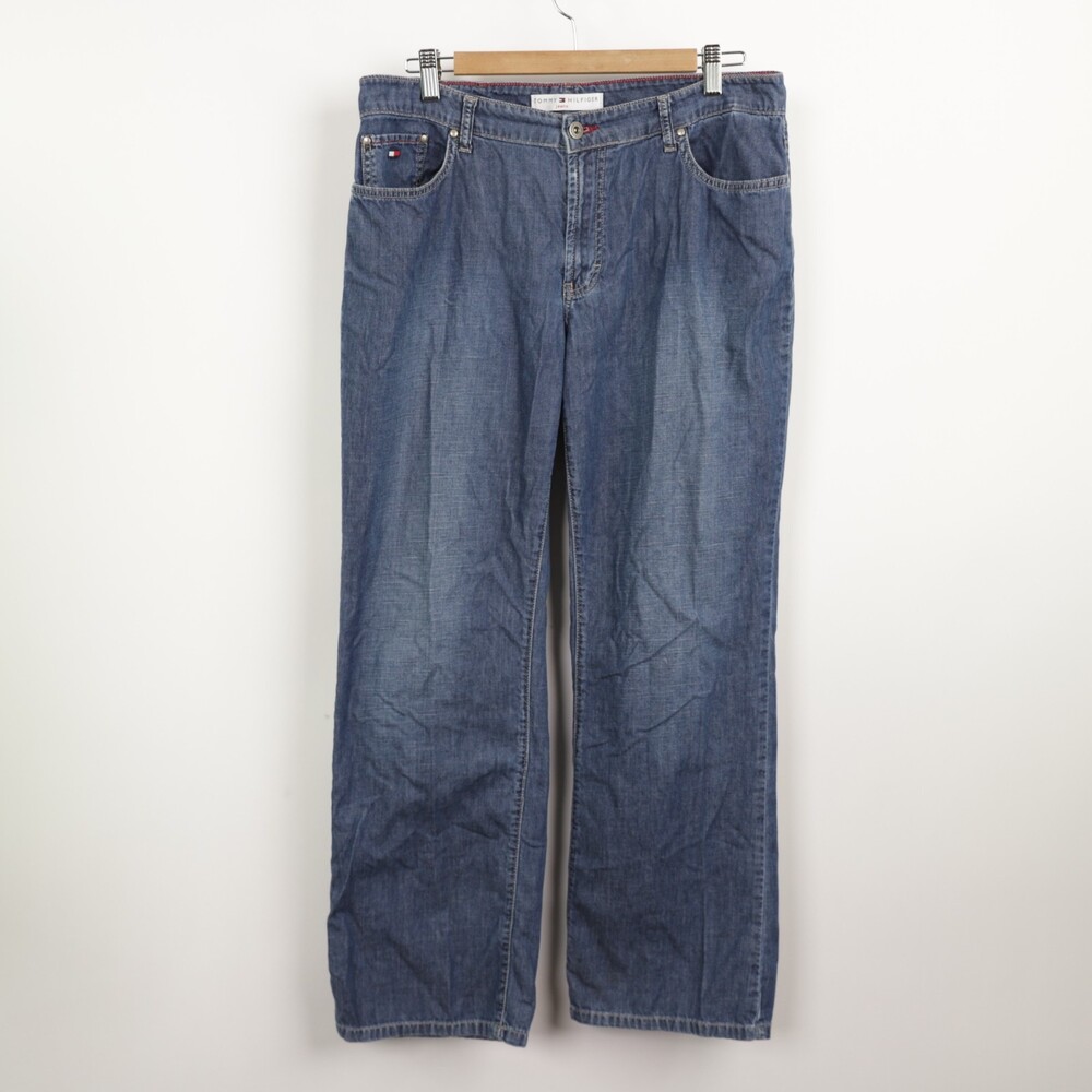 Tommy Hilfiger High Rise wide leg Jeans size 12